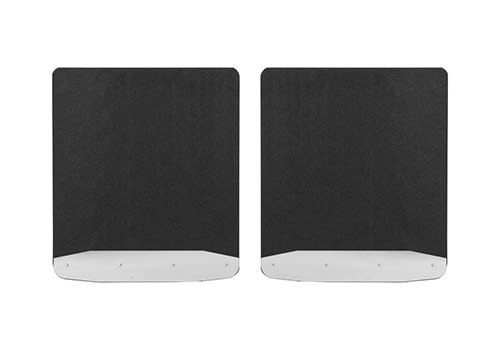 LUVERNE offers custom mud flap options for your truck made from thick rubber and stainless steel. 